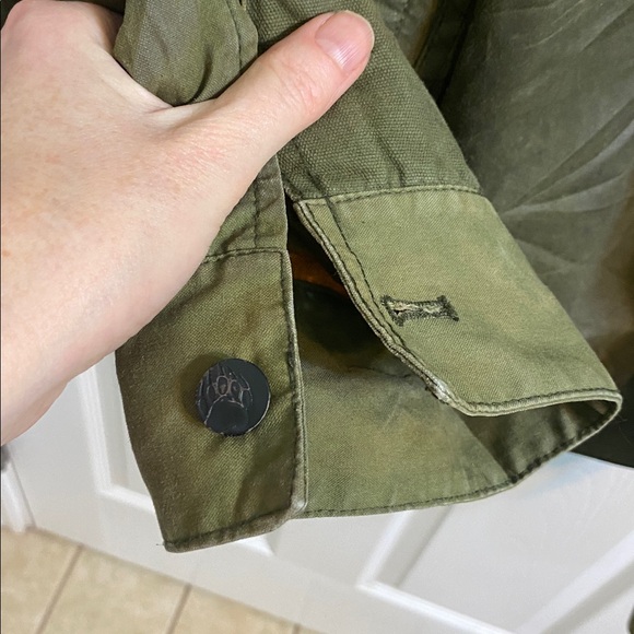 Alaskan Hardgear Duluth Waxed Canvas Men’s Green Coat Jacket Size XL 9/11 Badge - Picture 9 of 9